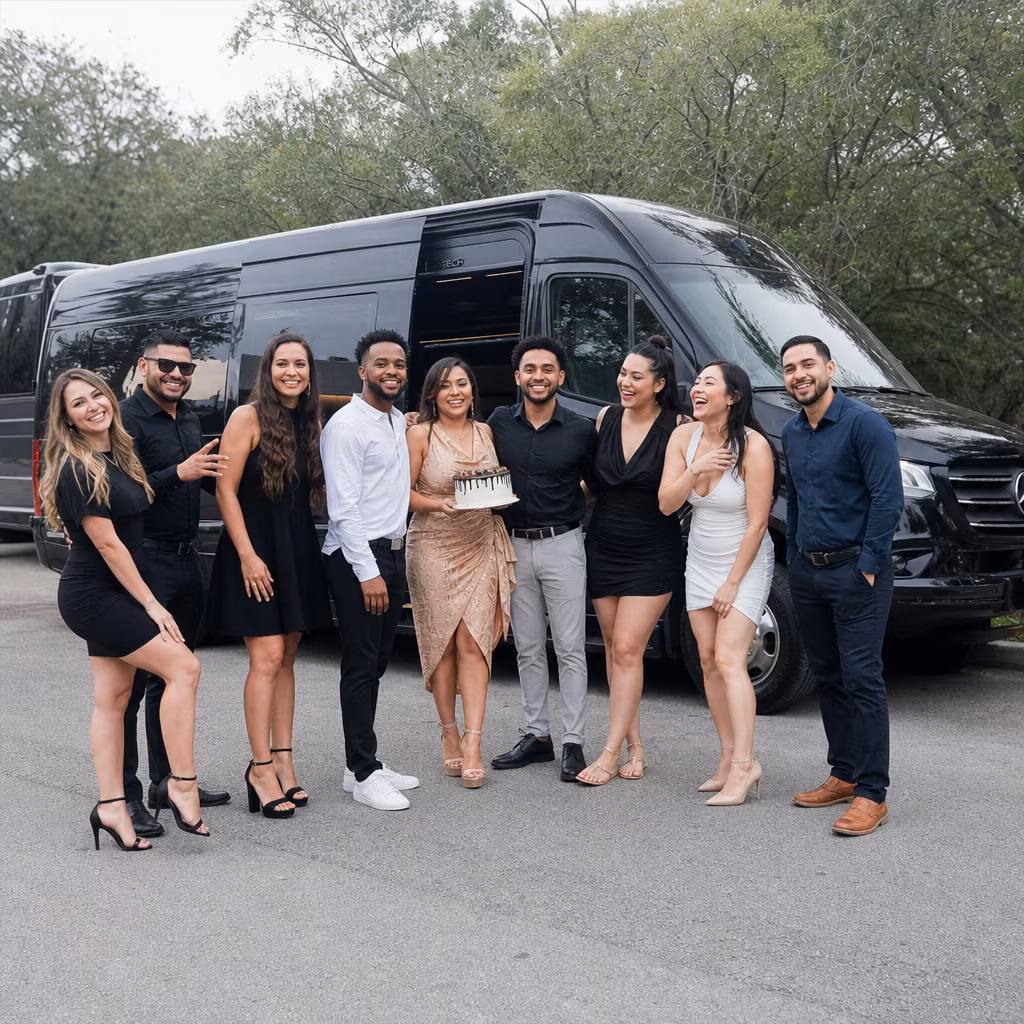 Birthday party bus