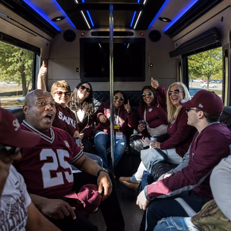 Springfield Sporting Event Transportation fleet vehicle